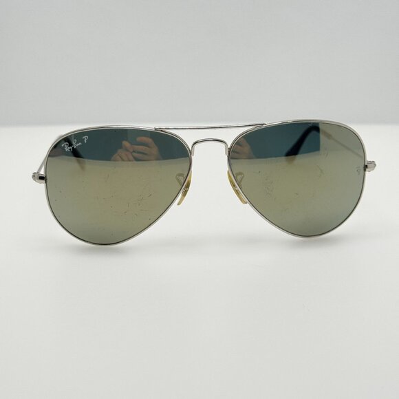 Ray Ban Sunglasses RB 3025 003/58 Polarized Aviator Large Metal 58-14